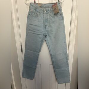Levi's Women Original 501 Jeans 25x30 Button Fly Med Rise 100% Cotton NWOT